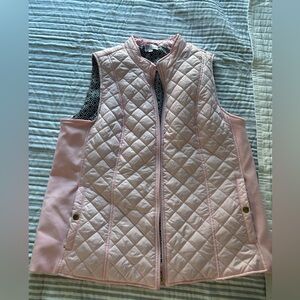 Light pink puffer vest